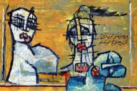 A. S. Rind, Untitled, 20 x 30 Inch, Acrylic on Canvas, Figurative Painting, AC-ASR-136